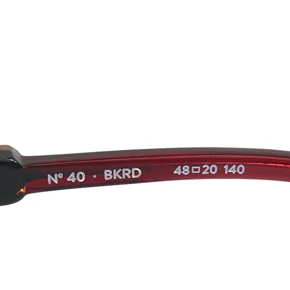 Etnia Barcelona Eyeglasses Frames CHROMA N40 BKRD Black Red Tortoise 48-20-140